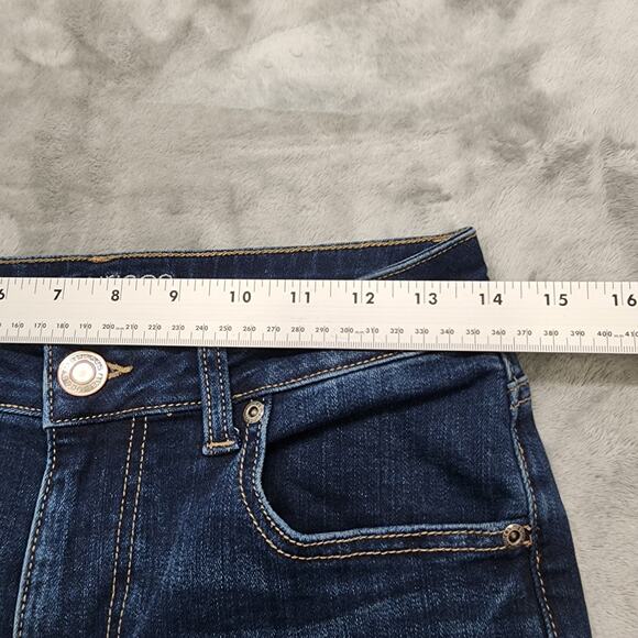 Maurices Jeans Womens 4 Blue Dark Wash High Rise Jegging Stretch Denim Skinny - Picture 8 of 12